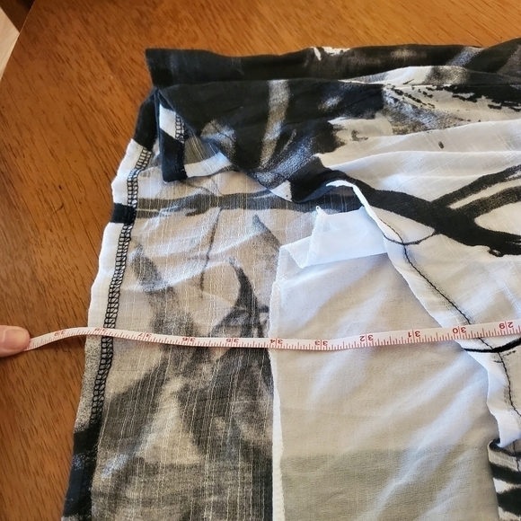 Periwinkle Cowl Neck SS Black & White Sz XXL Dress - Picture 11 of 11